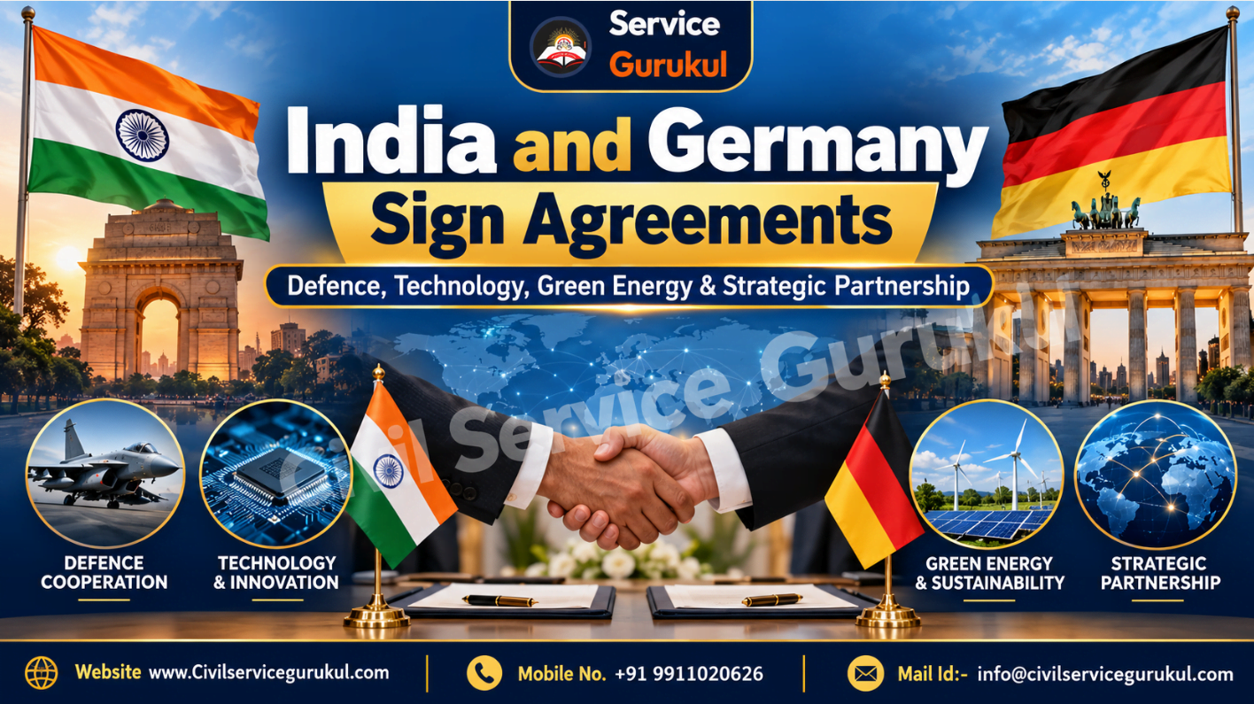 India–Germany Agreements 2026: 19 Major MoUs, Strategic Partnership and UPSC Analysis