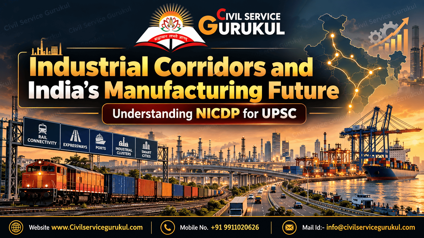 Industrial Corridors and India’s Manufacturing Future: Understanding NICDP for UPSC