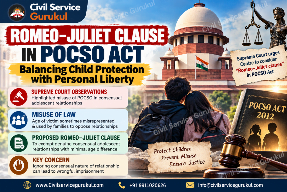 Romeo–Juliet Clause in POCSO Act: Supreme Court's Observations, Child Protection and Adolescent Rights
