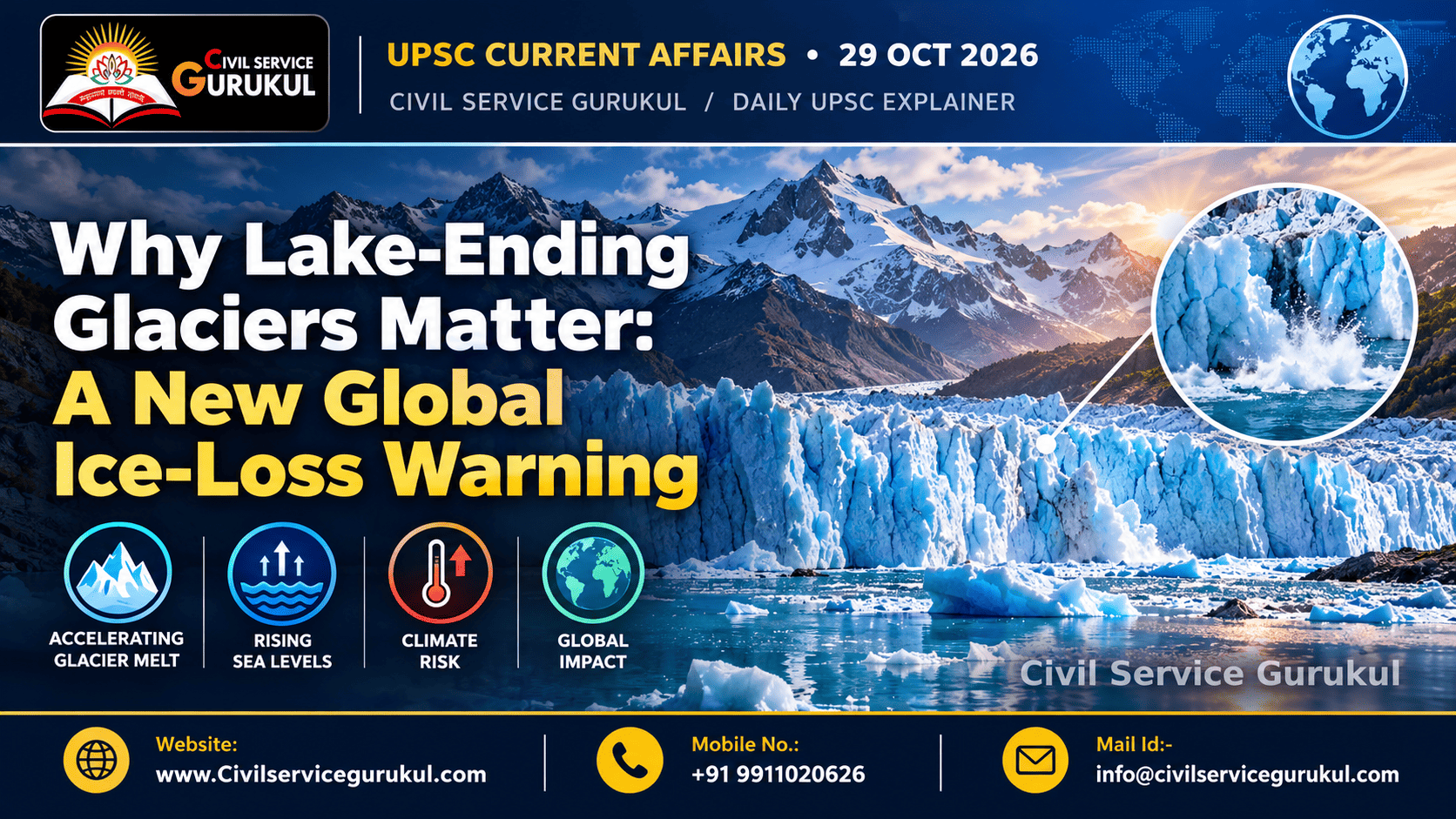Himalayan Glacier Ice Loss 2026: UPSC Current Affairs