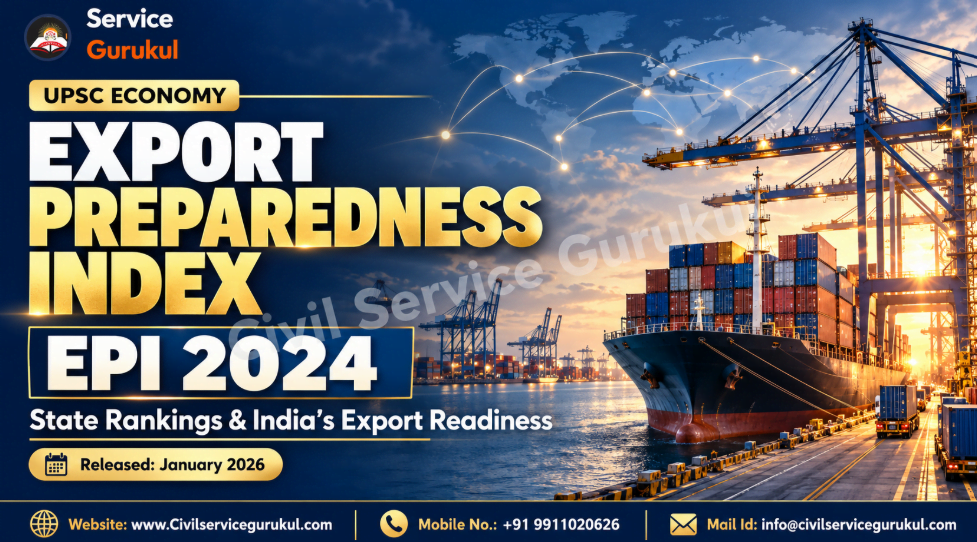 Export Preparedness Index: EPI 2024 Rankings & UPSC Notes