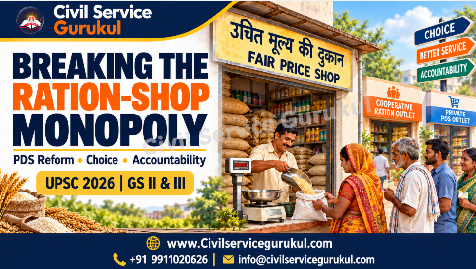 Break the PDS Ration-Shop Monopoly: UPSC 2026 Explained